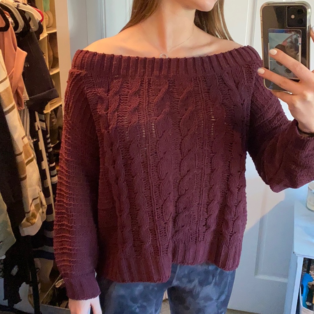 American Eagle Off-Shoulder Sweater